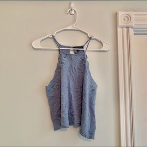 Kendall & Kylie Blue Cropped Tank